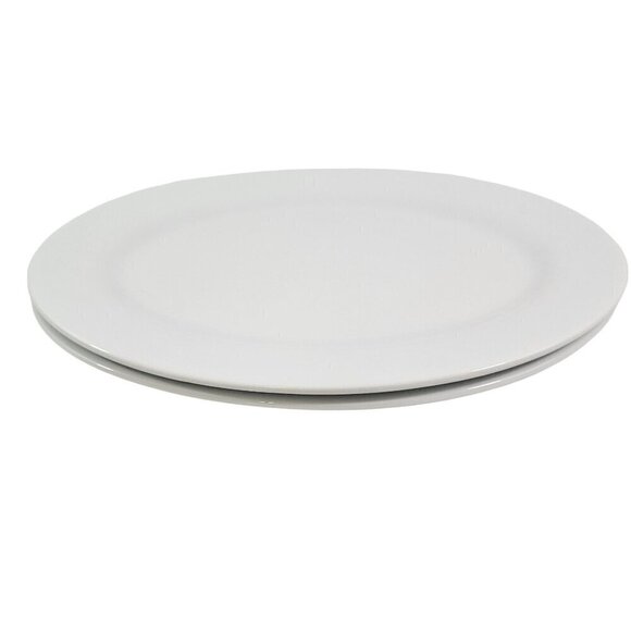 Crate and Barrel Oval Platter 11 ¾” x 8.5” Serving Platters – Set of 2 - Picture 4 of 15
